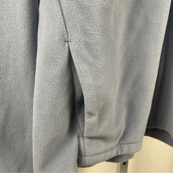 Salomon 2X Sky Blue Fleece Jacket Zip Outdoor Camp Hiking Winter Base Layer - Picture 5 of 10